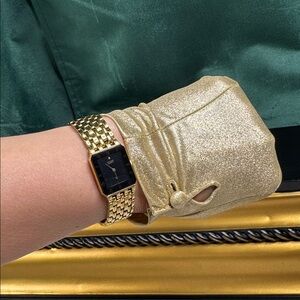 Citizen quartz Gold Tone Bracelet Watch with Black Dial